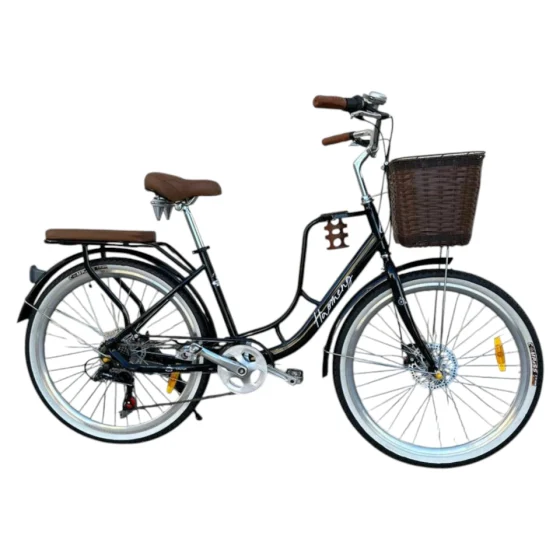 Vue 1 de Vélo Madame Haomeng Coffee Bike 26 Pouce