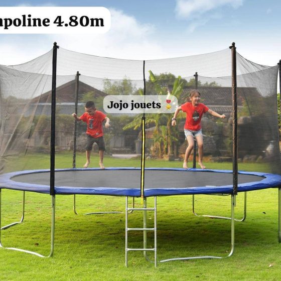 Vue 2 de Trampoline 4.80 M Première Qualité