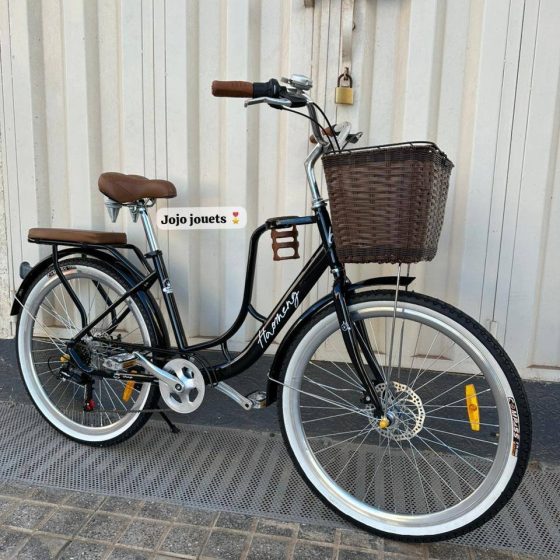 Vue 2 de Vélo Madame Haomeng Coffee Bike 26 Pouce