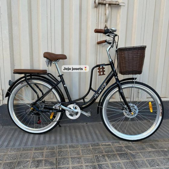 Vue 3 de Vélo Madame Haomeng Coffee Bike 26 Pouce