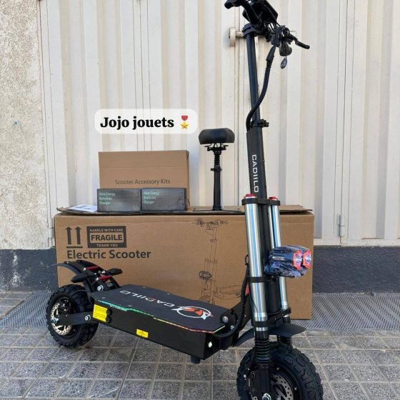 Vue 4 de Trottinette Électrique CADIILO BOSS 60V ⚡️