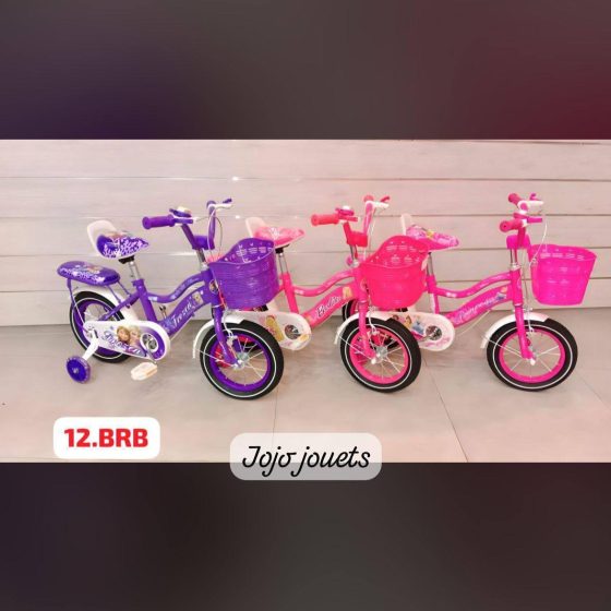 Vue 8 de Vélo Fille Princesse Barbie Frozen 2 - 7 Ans