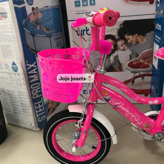Vue 4 de Vélo Fille Princesse Barbie Frozen 2 - 7 Ans