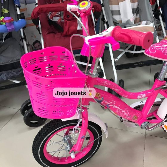 Vue 5 de Vélo Fille Princesse Barbie Frozen 2 - 7 Ans