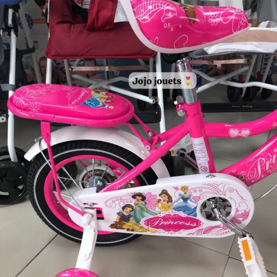 Vue 7 de Vélo Fille Princesse Barbie Frozen 2 - 7 Ans