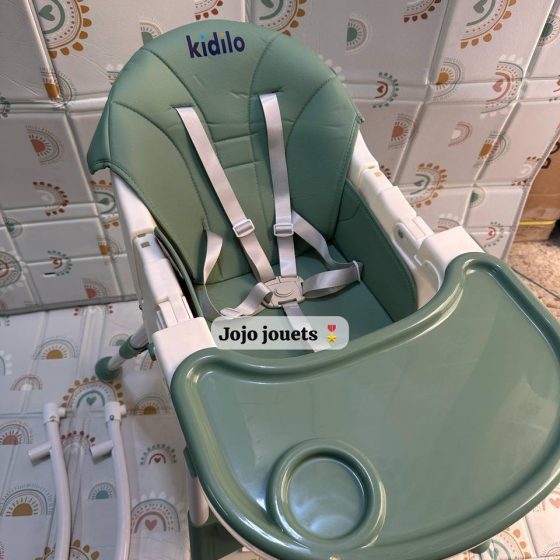 Vue 3 de Chaise Haute Evolutif KIDILO
