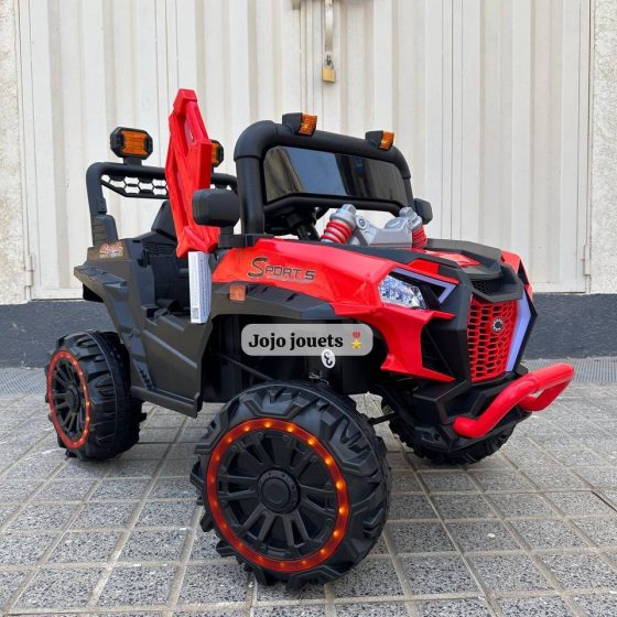 Vue 10 de VOITURE ELECTRIQUE BUGGY POLARIS LED 12V 4x4