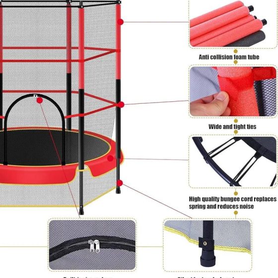 Vue 18 de Trampoline My First 1m40