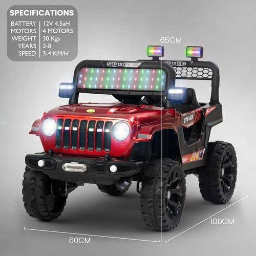 Vue 9 de VOITURE ELECTRIQUE JEEP 12V MINI BUGGY 4x4