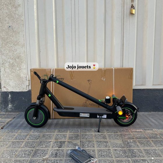 Vue 4 de Trottinette Électrique MX PRO Green Moveway 36V