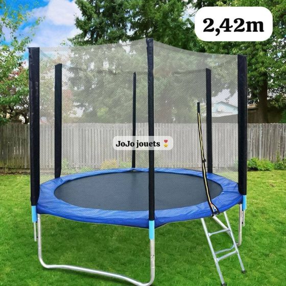Vue 2 de Trampoline 2,42m