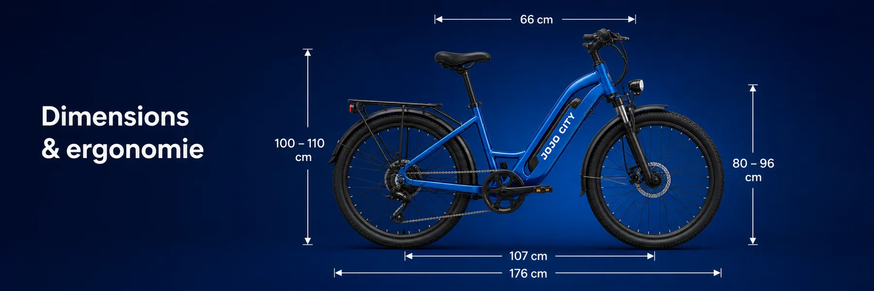 Dimensions de Trottinette Électrique NANROBOT A15 1000W 48V