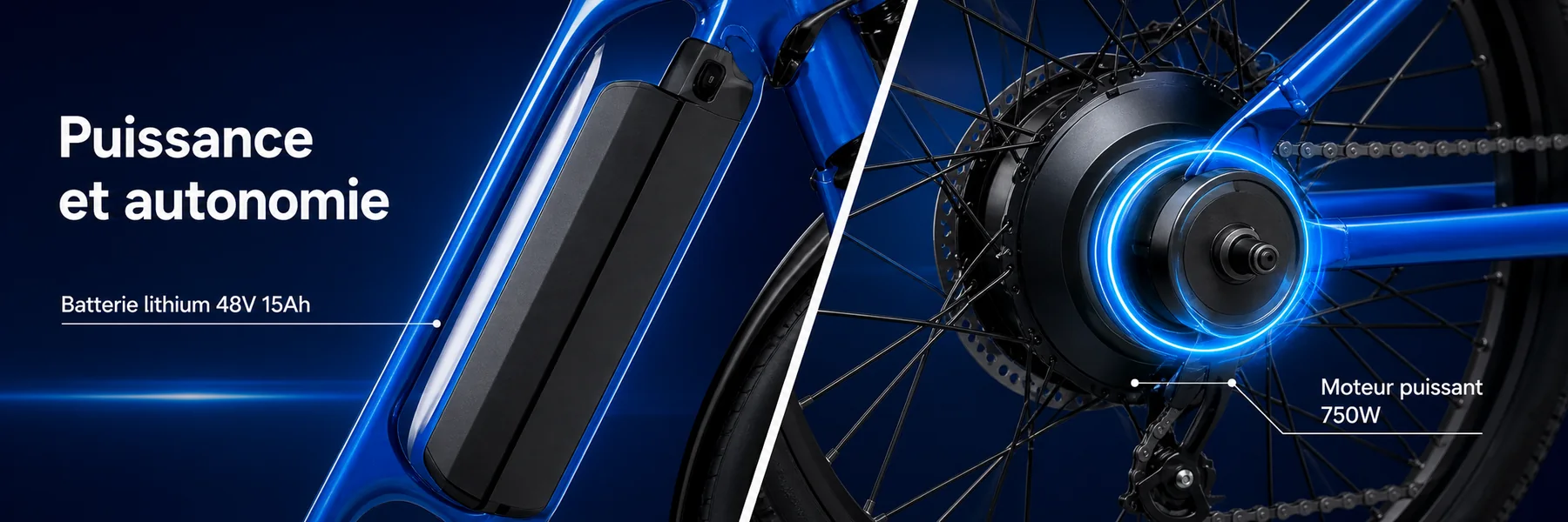 Puissance et autonomie de Trottinette Électrique NANROBOT A15 1000W 48V